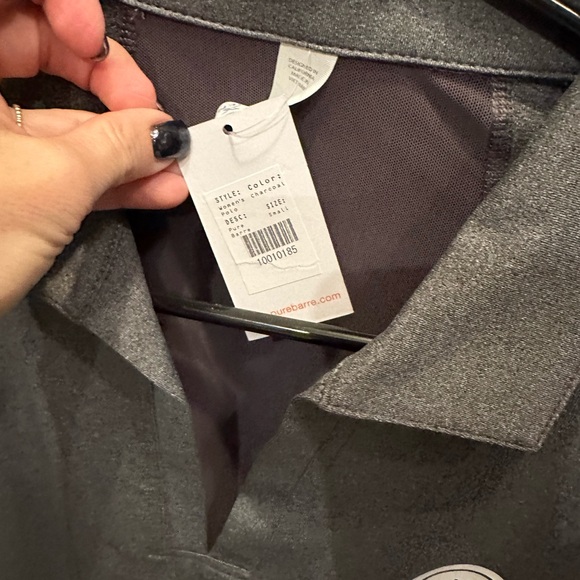 NWT PURE BARRE GOLF SHIRT SMALL - Picture 2 of 3